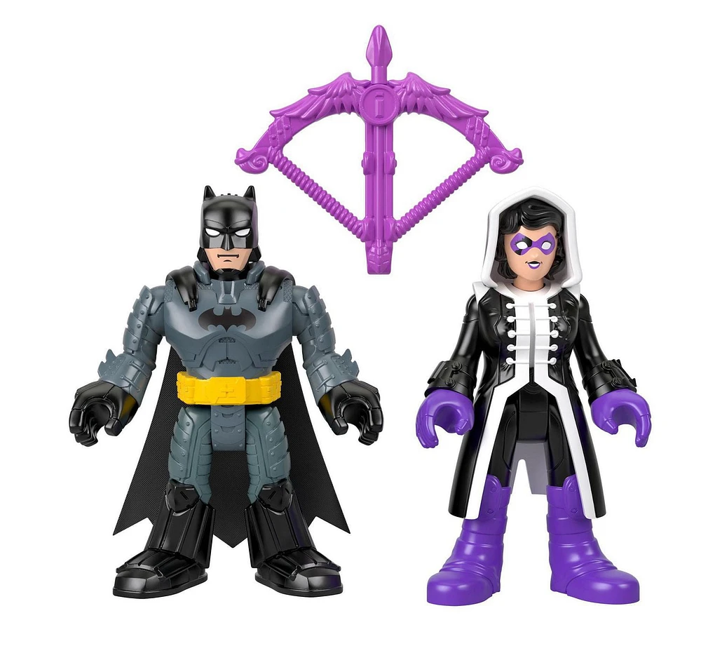 ​Fisher-Price Imaginext DC Super Friends Batman & Huntress 2 Action figures, Ages 3-8