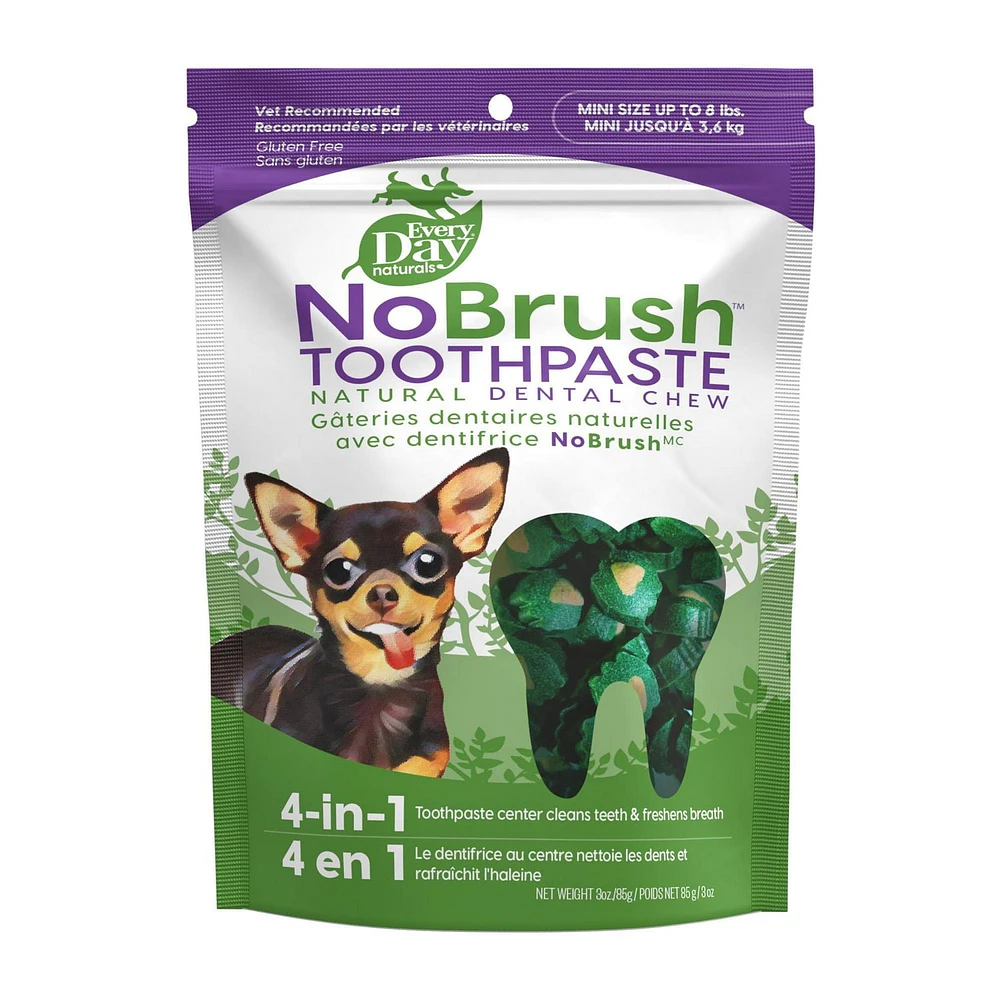 Every Day Naturals NoBrush Toothpaste Natural Dental Chews