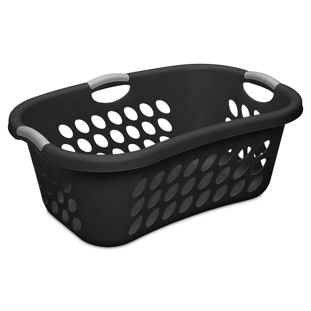 Sterilite Hip Hold Black Laundry Basket