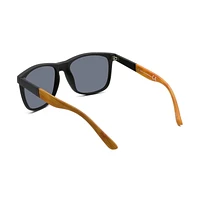Lunettes de soleil carrées noires pour homme George