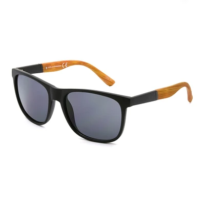 Lunettes de soleil carrées noires pour homme George