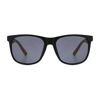 Lunettes de soleil carrées noires pour homme George