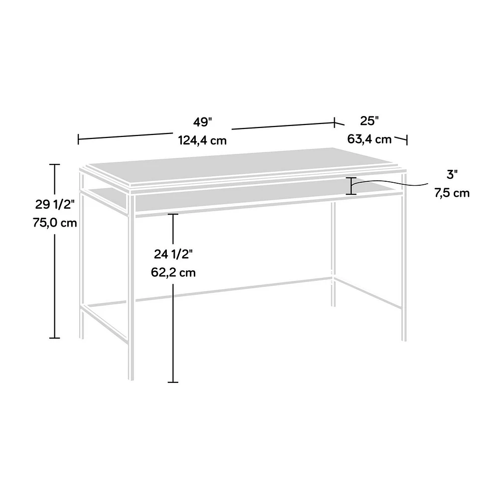 Sauder Nova Loft Writing Desk