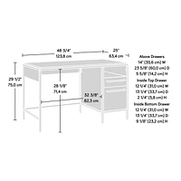 Sauder Nova Loft Desk, Kiln Acacia, 430777