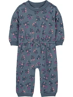 Carter's Child of Mine IG 1PC - Blue Floral, NB-24M