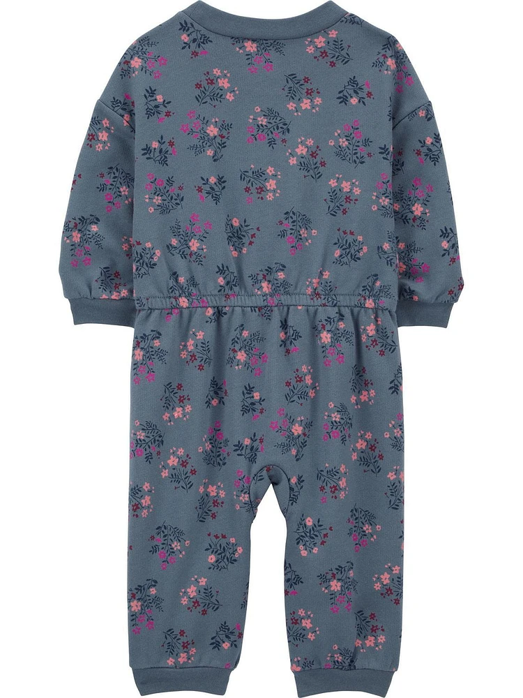 Carter's Child of Mine IG 1PC - Blue Floral, NB-24M