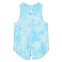 Athletic Works Girls' Split Back Tank, Sizes XS-XL
