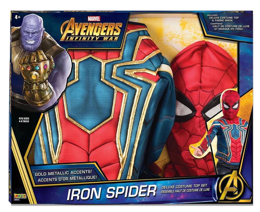 Rubie's Iron Spider Deluxe Costume Top Set