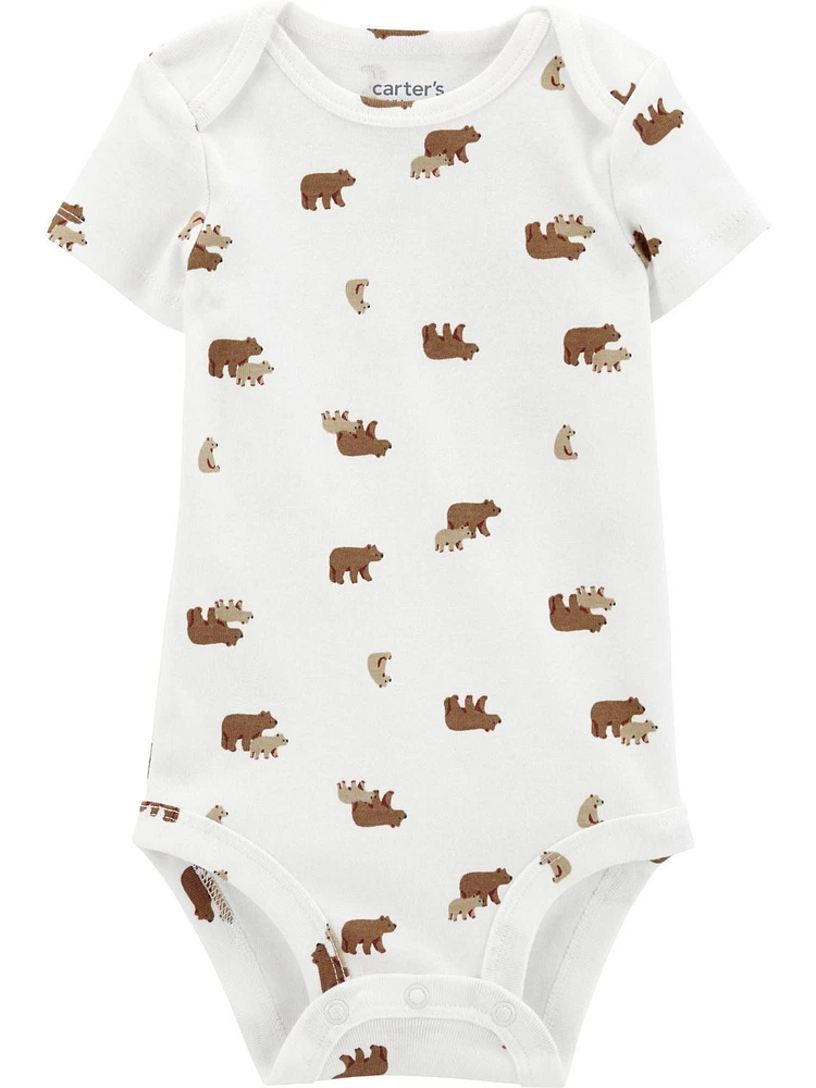 Carter's Child of Mine Cardigan Set - Buffalo Check Bear