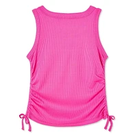 Justice Girls' Rib Cinch Tank, Sizes XS-XL
