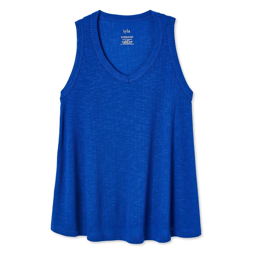 Iyla Women's Drapey V-Neckline Tank