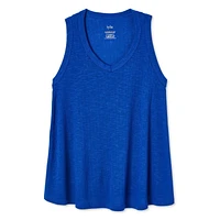 Iyla Women's Drapey V-Neckline Tank