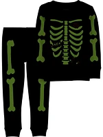 Carter's Child of Mine TN 2PC PJs - Black Skeleton