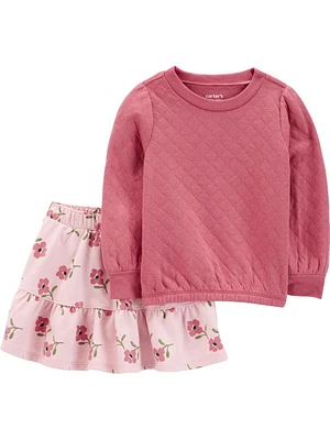 Ensemble 2 pièces Carter's Child of Mine TG - Florale rose