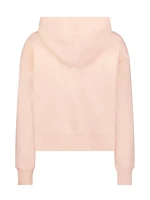 Reebok Women’s Practice Full-Zip Cropped Hoodie With Pockets