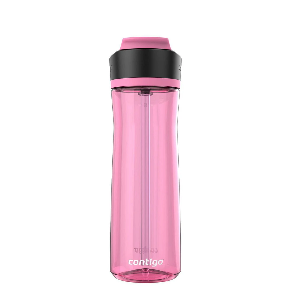 Contigo Ashland 2.0 Tritan Water Bottle with AUTOSPOUT Lid, Azalea, 24 oz (709 mL)