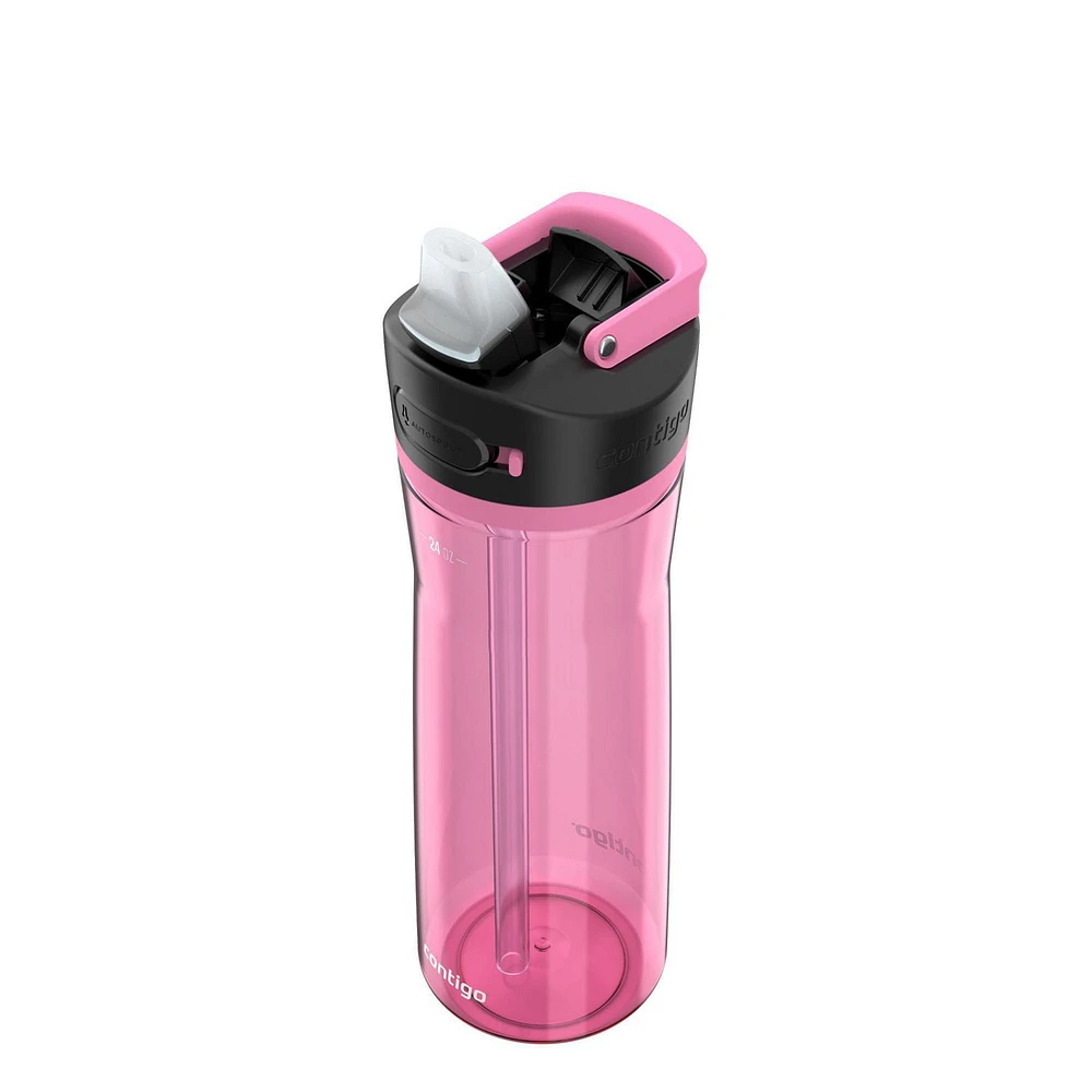 Contigo Ashland 2.0 Tritan Water Bottle with AUTOSPOUT Lid, Azalea, 24 oz (709 mL)