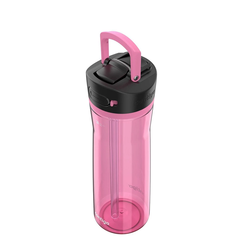 Contigo Ashland 2.0 Tritan Water Bottle with AUTOSPOUT Lid, Azalea, 24 oz (709 mL)