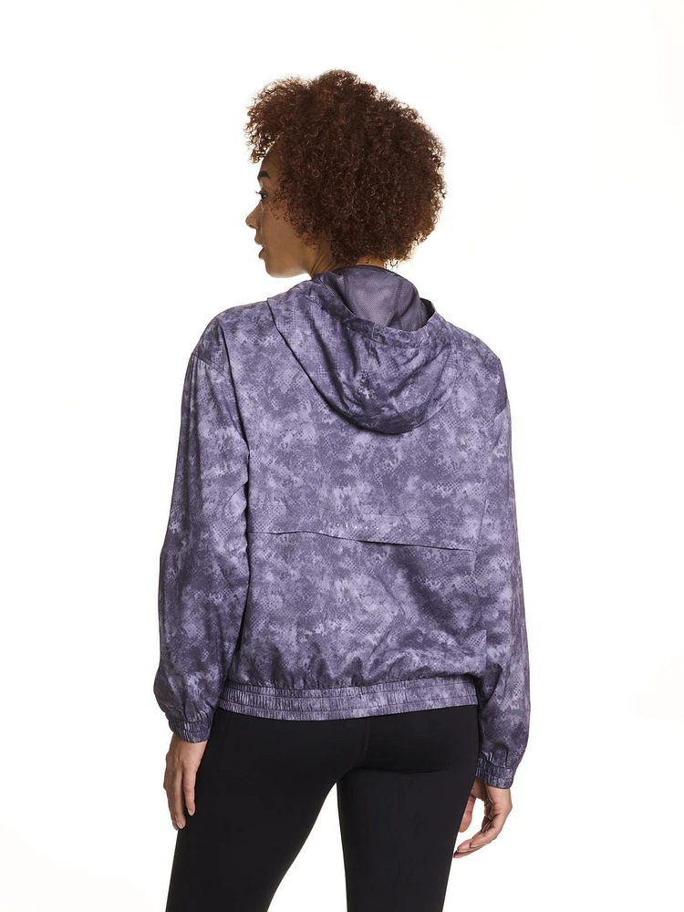 Veste Reebok Sprinter à demi-zip et poche pour femme
