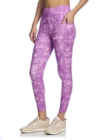 Legging imprimé taille haute « Sprinter » Reebok pour femme, entrejambe de 63 cm, coupe 7/8, avec poches