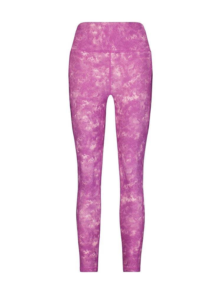 Legging imprimé taille haute « Sprinter » Reebok pour femme, entrejambe de 63 cm, coupe 7/8, avec poches
