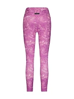 Legging imprimé taille haute « Sprinter » Reebok pour femme, entrejambe de 63 cm, coupe 7/8, avec poches