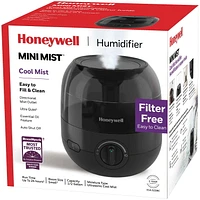 Honeywell Mini Mistᵀᴹ Ultrasonic Cool Mist Humidifier, Small Size Big Mist