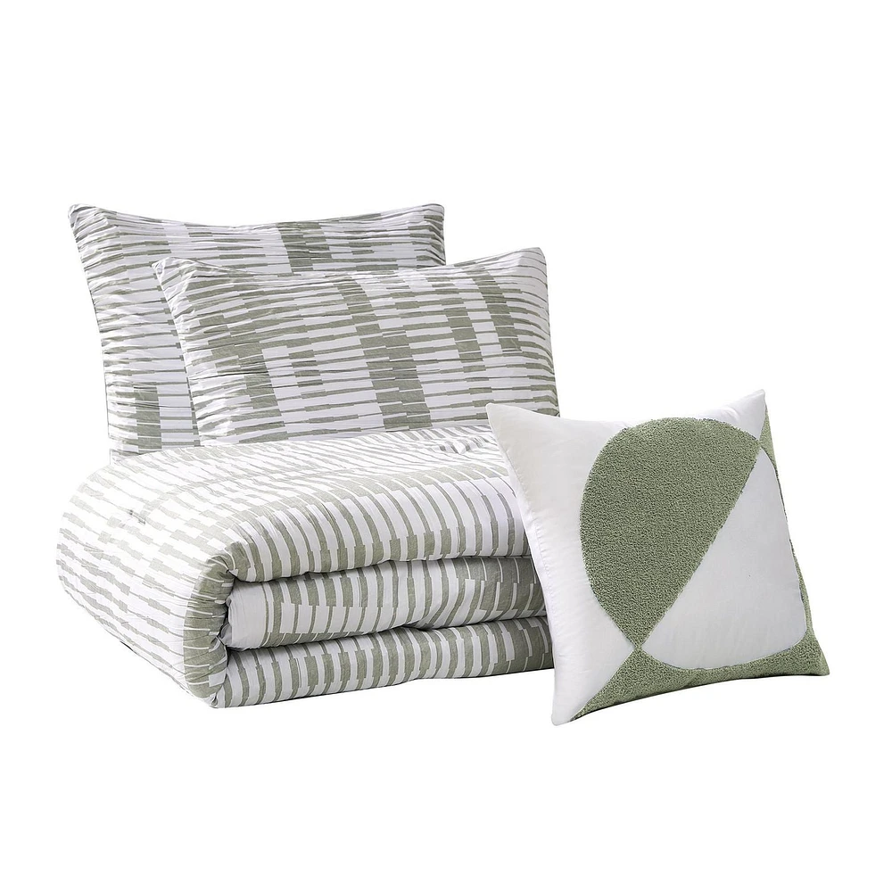 Samson 4 Piece Reversible Comforter Set