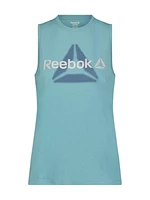 Reebok Women’s ‘Dot Screen Delta’ Graphic Tank Top