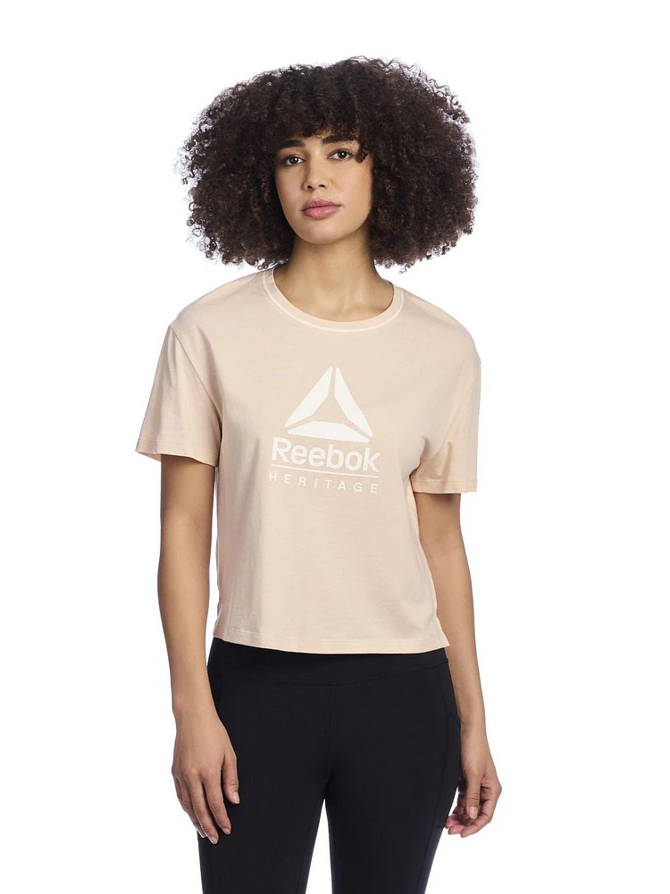 Reebok Women’s ‘Practice’ Cropped Tee