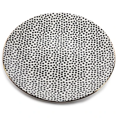 Thyme & Table Dot Salad Plate, Made of Stoneware