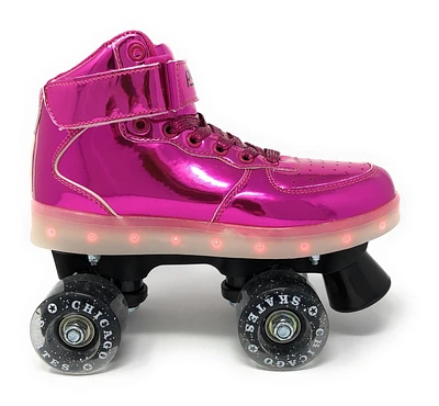 Chicago Skates Pulse LED Light Up Rollerskates, Pink