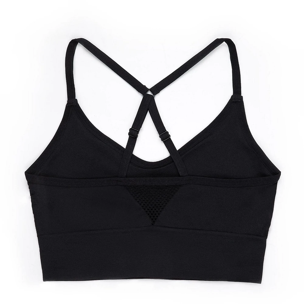 Reebok Ladies' 2 Pack Seamless Longline Bralettes