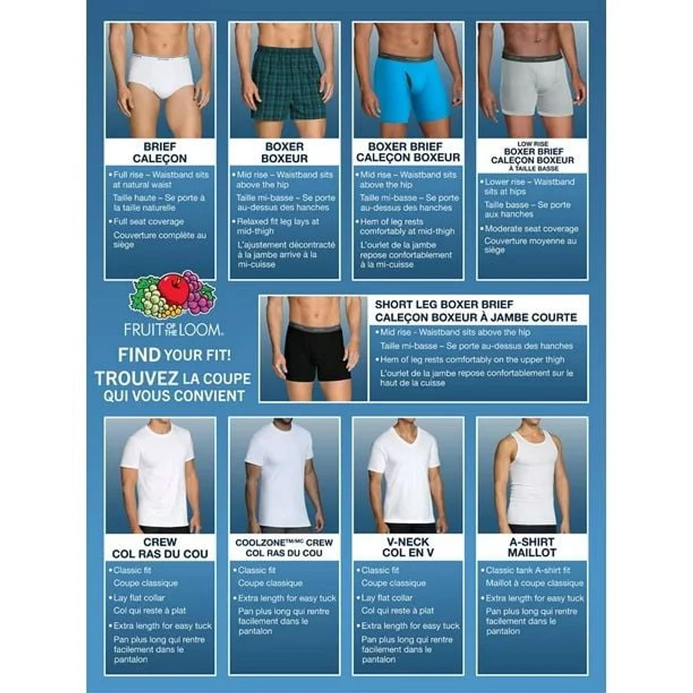 Men's Short Sleeve Crew T-Shirt, Assorted 4 Pack, S-XL