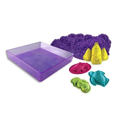 Kinetic Sand Wacky-tivities Sandbox & Moulds (colours Vary)