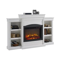 Lamont Mantel Fireplace, White