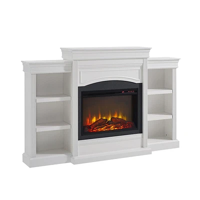 Lamont Mantel Fireplace, White