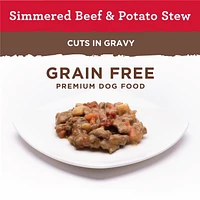 Nutro Grain Free Simmered Beef & Potato Stew Cuts in Gravy Wet Dog Food, 100g