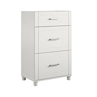 Callahan 24" 3 Drawer Base Cabinet, Black