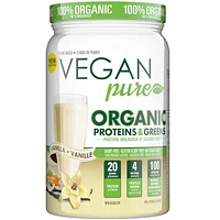 Vegan Pure Organic Protein & Greens Vanilla Nutritional Shake Powder