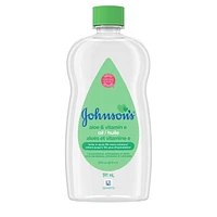 Johnson's Baby, Aloe Vera & Vitamin E, Baby Oil Gel, 591 mL