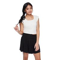 My Sister's Closet Girls' Cap Sleeve Seamless Tee