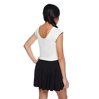 My Sister's Closet Girls' Cap Sleeve Seamless Tee