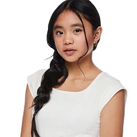My Sister's Closet Girls' Cap Sleeve Seamless Tee