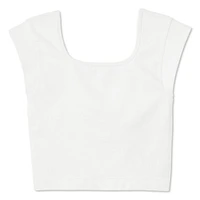 My Sister's Closet Girls' Cap Sleeve Seamless Tee