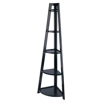 Winsome 20527 Adam 5-tier A-frame Corner Shelf