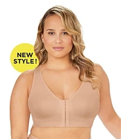 Exquisite Form  #9601000 FULLY Seamless Full-Coverage Bra, Wire-Free, Front Closure, Available Sizes - M 3XL