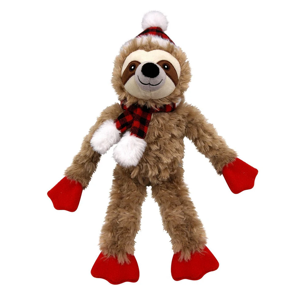 Holiday Dog Squeaky Stuffed Dog Toy