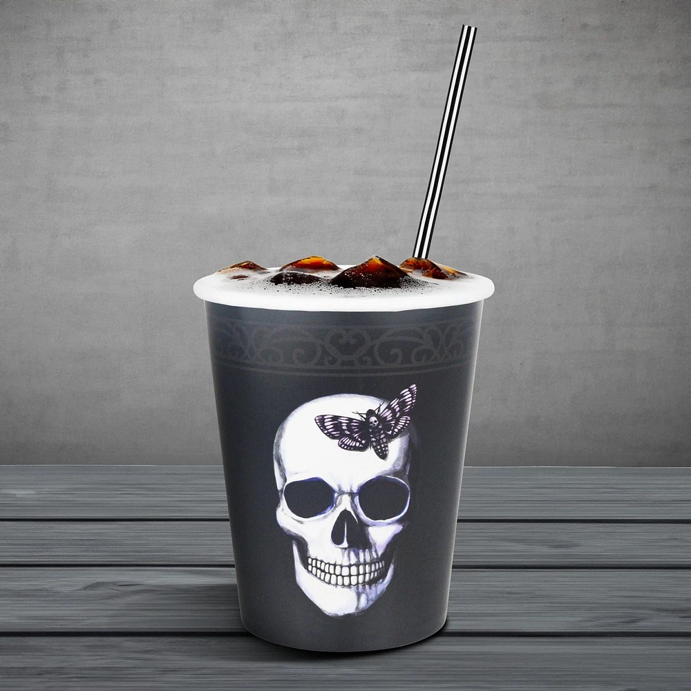 8ct paper cups - skull