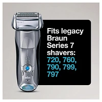 Braun Series 7 70S Electric Shaver Head Replacement Cassette – Silver, 1CT